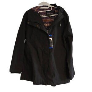 Pendleton Women's Large Insulated Black Hooded Zip Outdoor Parka Jacket Coat